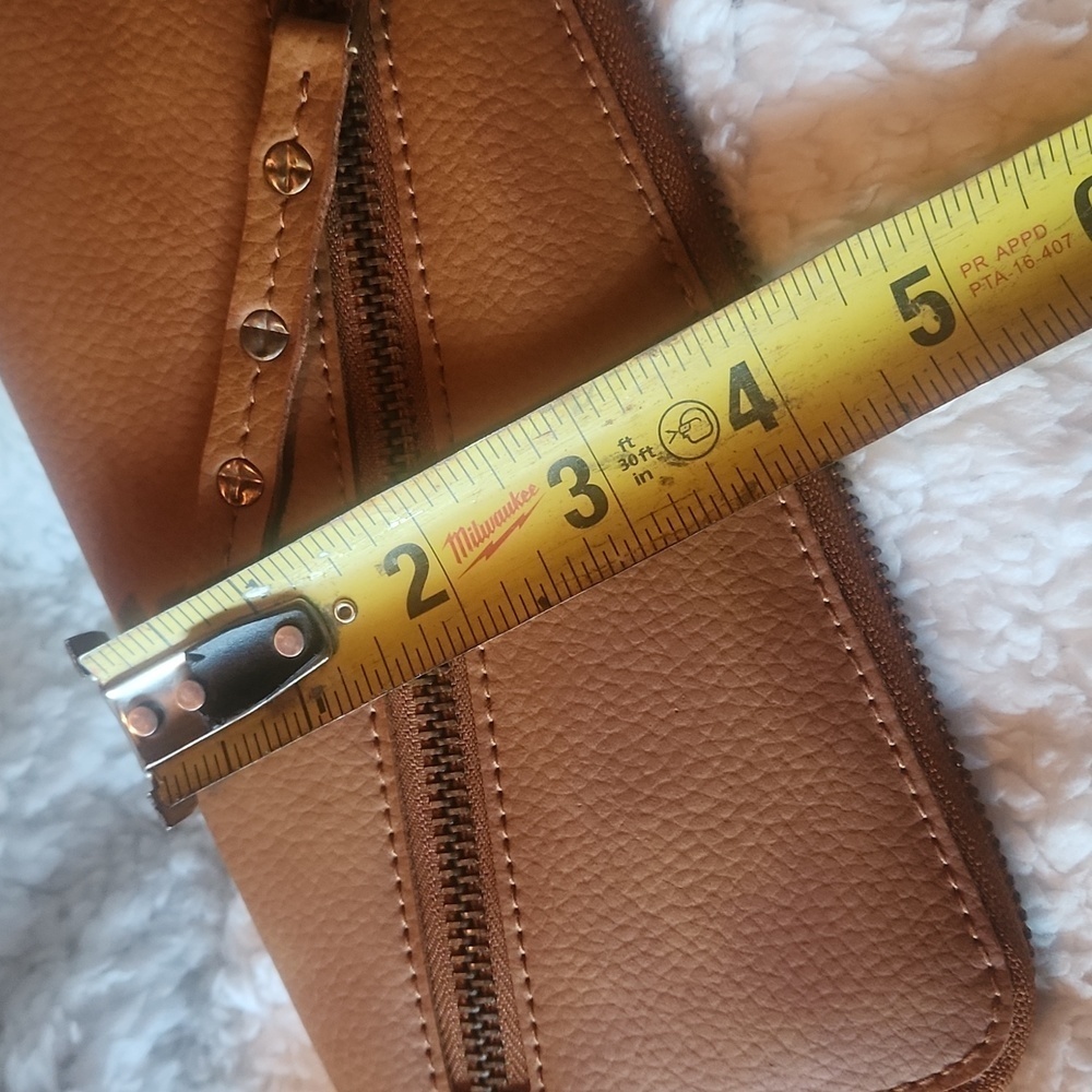 Free People Distressed Vegan Wallet Boho Preloved EUC - Picture 13 of 15